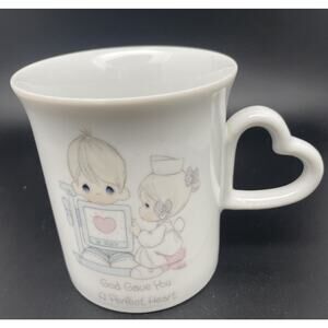Precious‎ Moments "God Gave You a Perfect Heart" Cup Displayed Only 1985